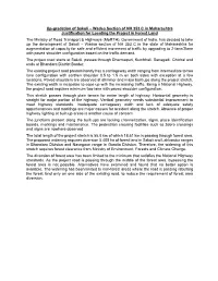 Up-Gradation of Sakoli – Wadsa Section of NH 353 C in Maharashtra Justification for Locating the Project in Forest Land the Mi