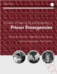 A Guide to Preparing for and Responding to Prison Emergencies