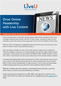 Drive Online Readership with Live Content
