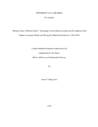 Examining Archival Representations and Descriptions of The