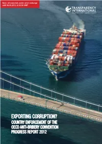 Exporting Corruption?