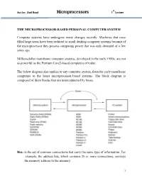 Microprocessors 1 Lecture