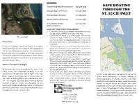 Safe Boating Through the St. Lucie Inlet