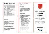 SEND Parent Leaflet 2019-20