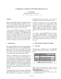 Coding Eye-Candy for Portable Linux Devices