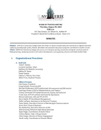 I. Organizational Functions