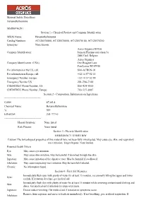 Material Safety Data Sheet Hexamethylbenzene MSDS