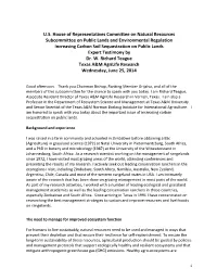 U.S. House of Representatives Committee on Natural Resources