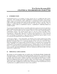 Chapter 16: Neighborhood Character