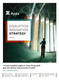Disruption Innovation Strategy