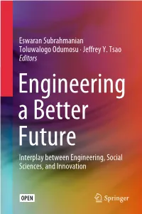 Eswaran Subrahmanian Toluwalogo Odumosu · Jeffrey Y. Tsao