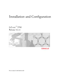 Installation and Configuration