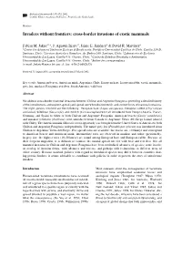 Invaders Without Frontiers: Cross-Border Invasions of Exotic Mammals