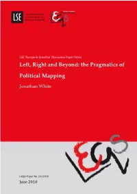 Left, Right and Beyond: the Pragmatics of Political Mapping