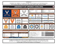 University of Virginia Cavaliers