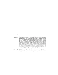 Chapter 1 GLOBAL CONSTRAINTS and FILTERING ALGORITHMS