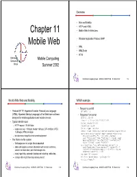 Chapter 11 Mobile