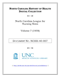 Document No. Nchh-40-007   