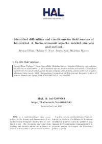Identified Difficulties and Conditions for Field Success of Biocontrol