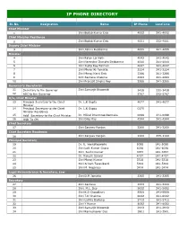 Ip Phone Directory