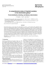 A Comprehensive Study of Cepheid Variables in the Andromeda Galaxy Period Distribution, Blending, and Distance Determination