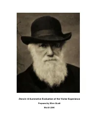 Darwin: a Summative Evaluation of the Visitor Experience