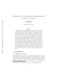 Identification of Taxon Through Fuzzy Classification