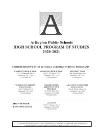 Program of Studies 2020-2021