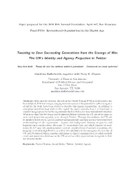 The Diffusion of Agency in World Politics. Reconstructing The