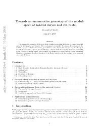 Towards an Enumerative Geometry of the Moduli Space of Twisted Curves