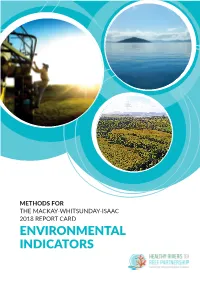Methods for the Mackay-Whitsunday-Isaac 2018