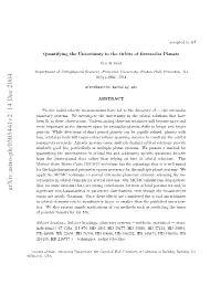 Quantifying the Uncertainty in the Orbits of Extrasolar Planets