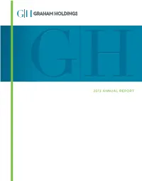 2013 Annual Report Revenue by Principal Operations