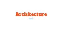 Architecture Terms