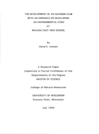 By David E. Coenen a Research Paper Submitted In