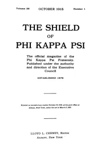 The Shield Phi Kappa