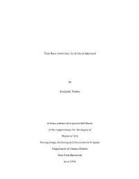 Time Base Correction: an Archival Approach