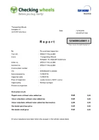 R E P O R T 1216GWC45801 -I Please Indicate When Submitting Inquiries!