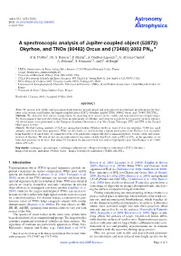 A Spectroscopic Analysis of Jupiter-Coupled Object (52872) Okyrhoe, and Tnos (90482) Orcus and (73480) 2002 PN34*