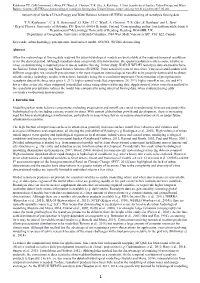 Sensitivity of SUEWS to Temporal and Spatial Resolution of Input