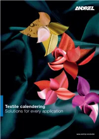 Textile Calendering Solutions for Every Application