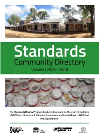 Community Directory Volume I 2003 - 2016