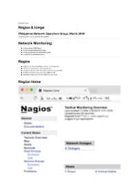 Nagios & Icinga Network Monitoring