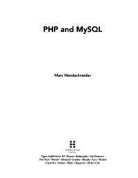 PHP and Mysql PHP and Mysql