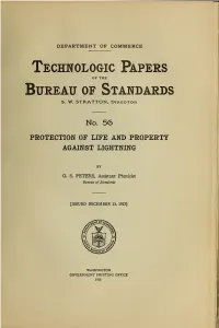 Protection of Life and Property Against Lightning