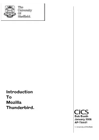 University of Sheffieldacademic Computing Services