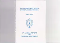 46Th ANNUAL REPORT and FINANCIAL STATEMENT