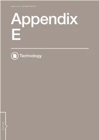 Appendix E Technology