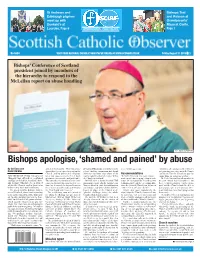 Bishops Apologise, 'Shamed and Pained' by Abuse