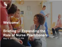 Briefing Slides — Expanding the Role